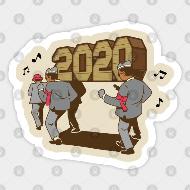 2020 Coffin Dance MEME Sticker by LuksTEES